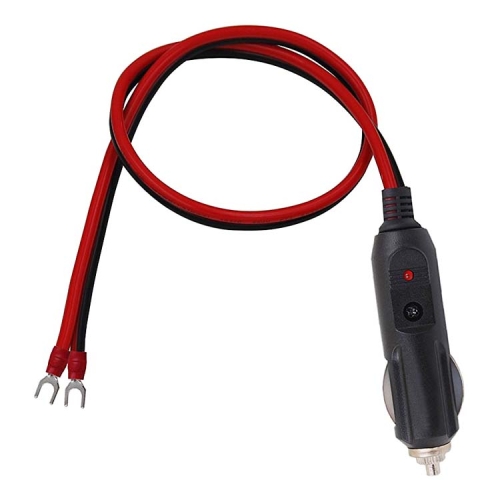 Car cigarette light charger plug to Y terminal cable cord