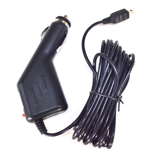 Car cigarette light charger plug to mini USB cord
