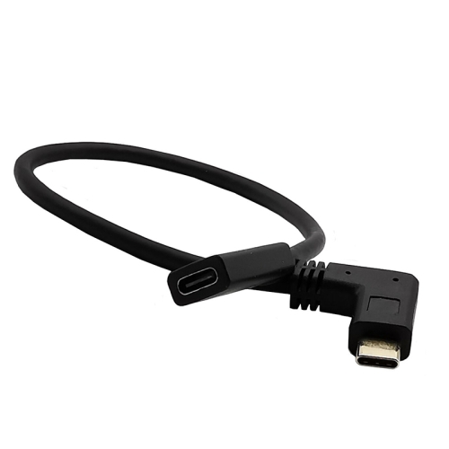 Angled USB 3.1 Type c Male to Female extension cable